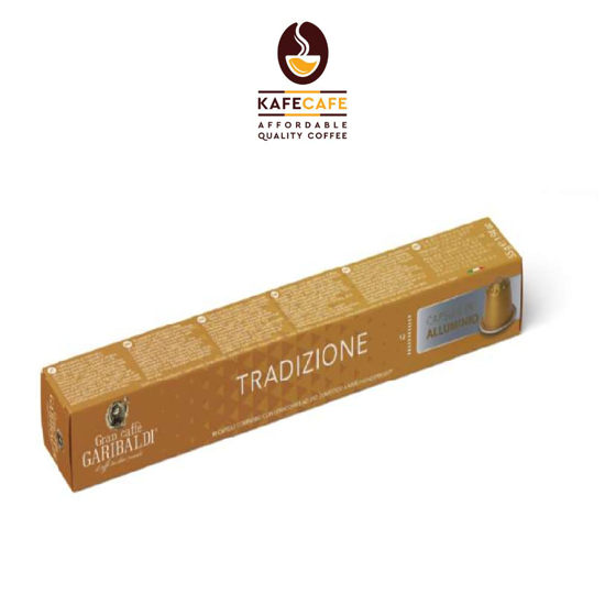 Picture of NESPRESSO TUBE TRADIZIONE X 10 ALUMINIUM CAPSULES