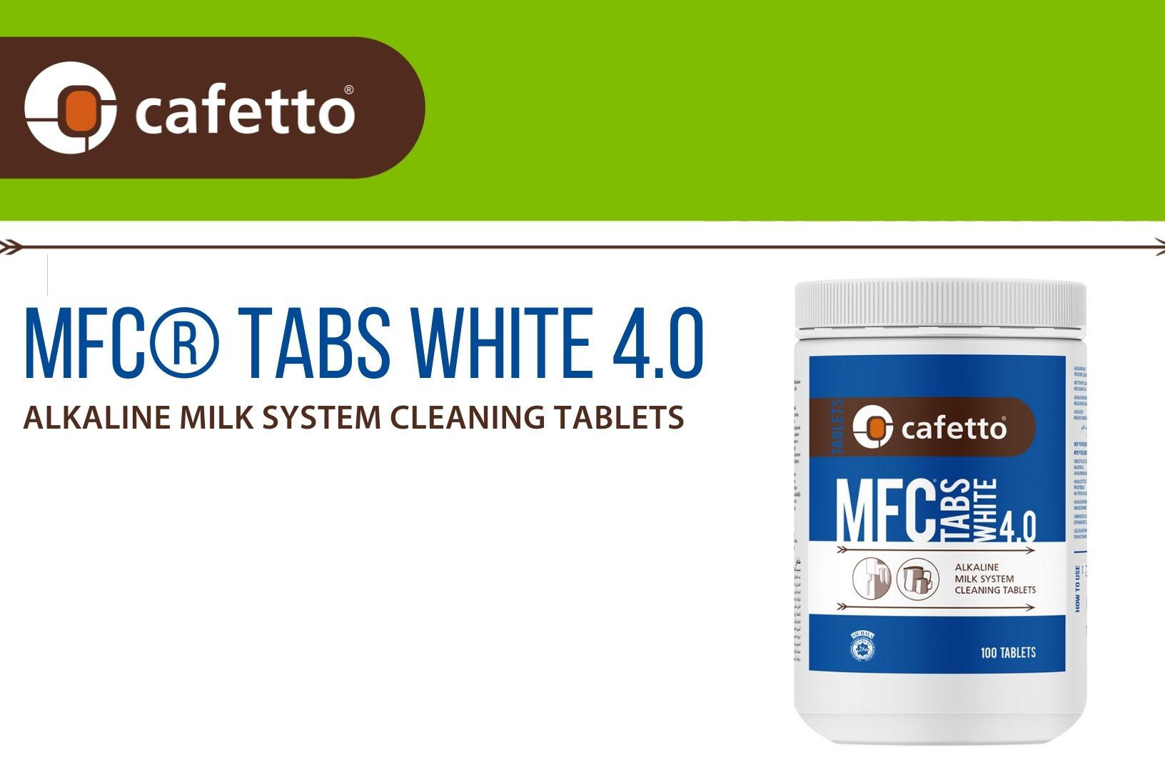Milk System MFC Tabs White 4.0 – 100 Tablets