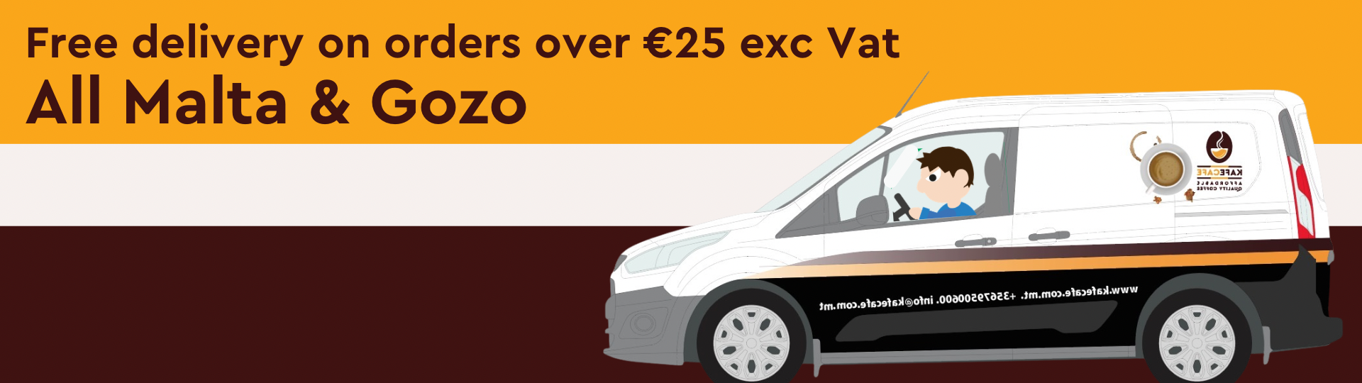 Free Delivery €25 exc VAT or more