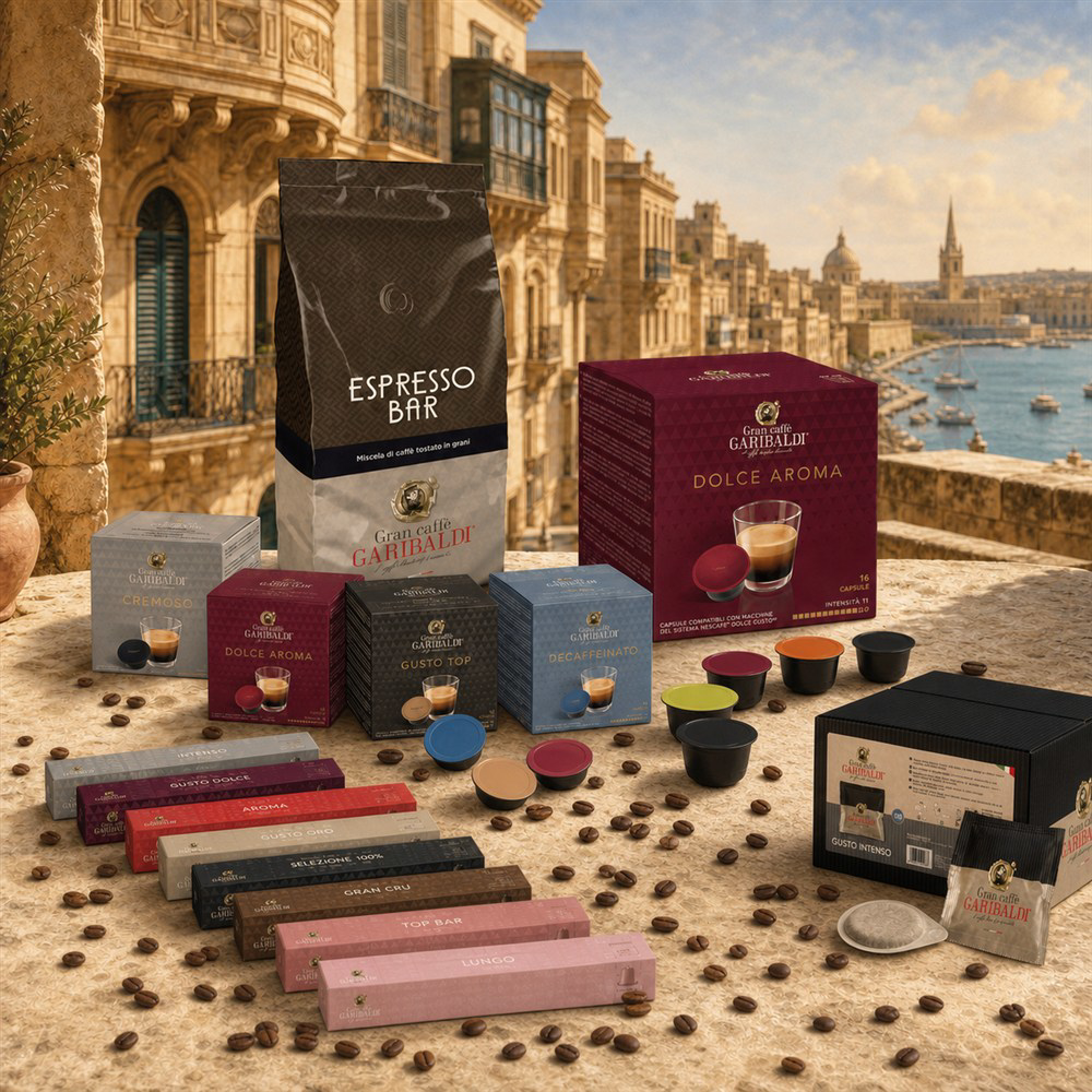 GRAN CAFFÈ GARIBALDI coffee beans, capsules and ESE pods